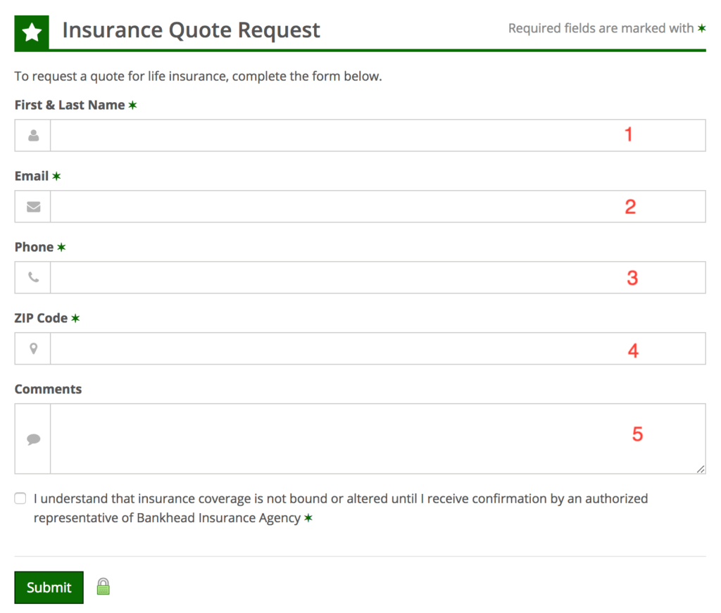 without insuretech the user is the one providing all the info up front