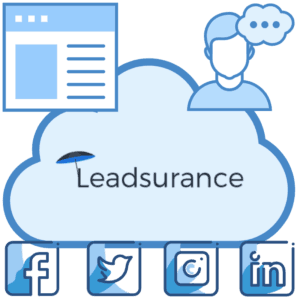Leadsurance About Platform Graphic