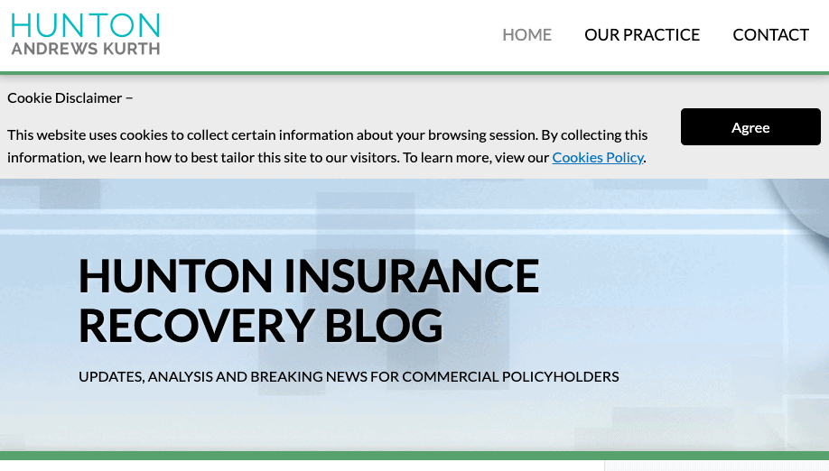 Hunton Insurance Recovery Blog