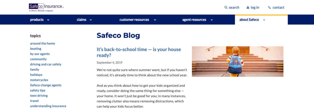 Safeco Blog