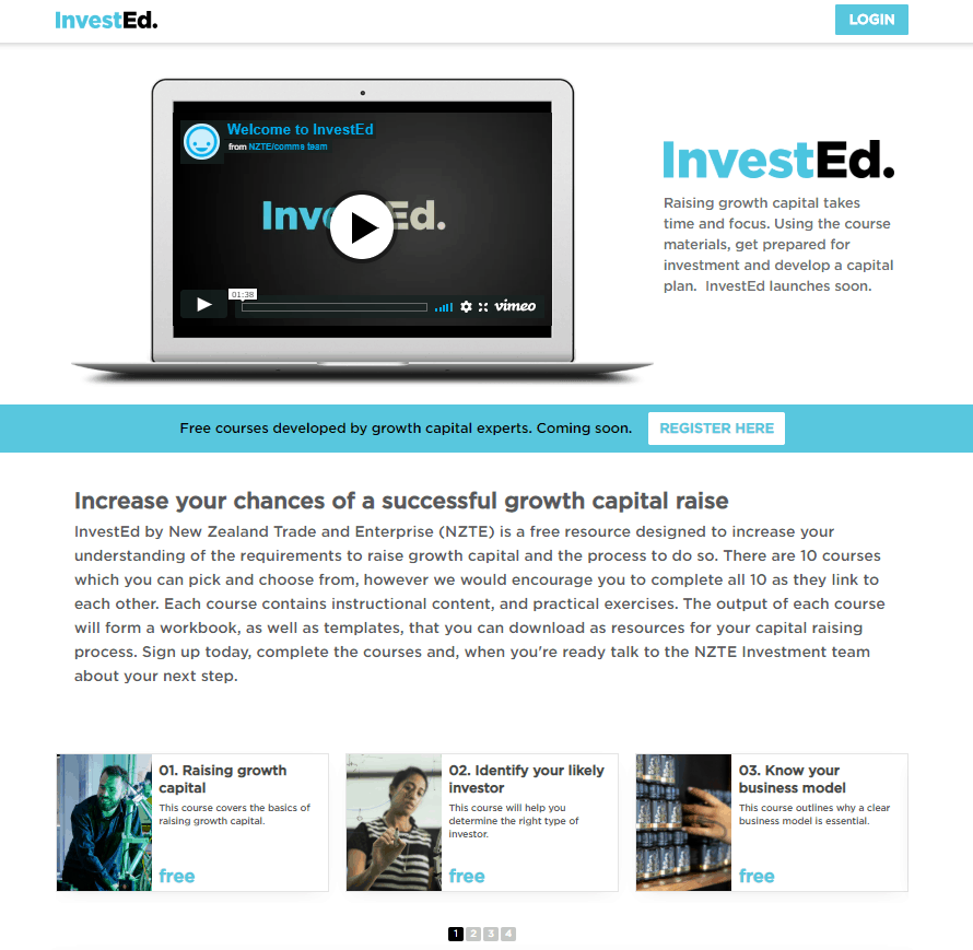 InvestEd Academy offers courses teaching about raising capital for your business