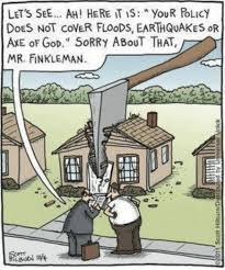 flood earthquake home insurance meme