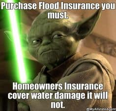 flood home insurance meme